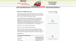 Desktop Screenshot of magicautoinc.com